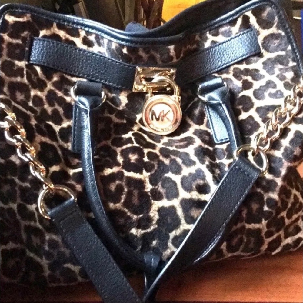 Michael Kors calf hair tote